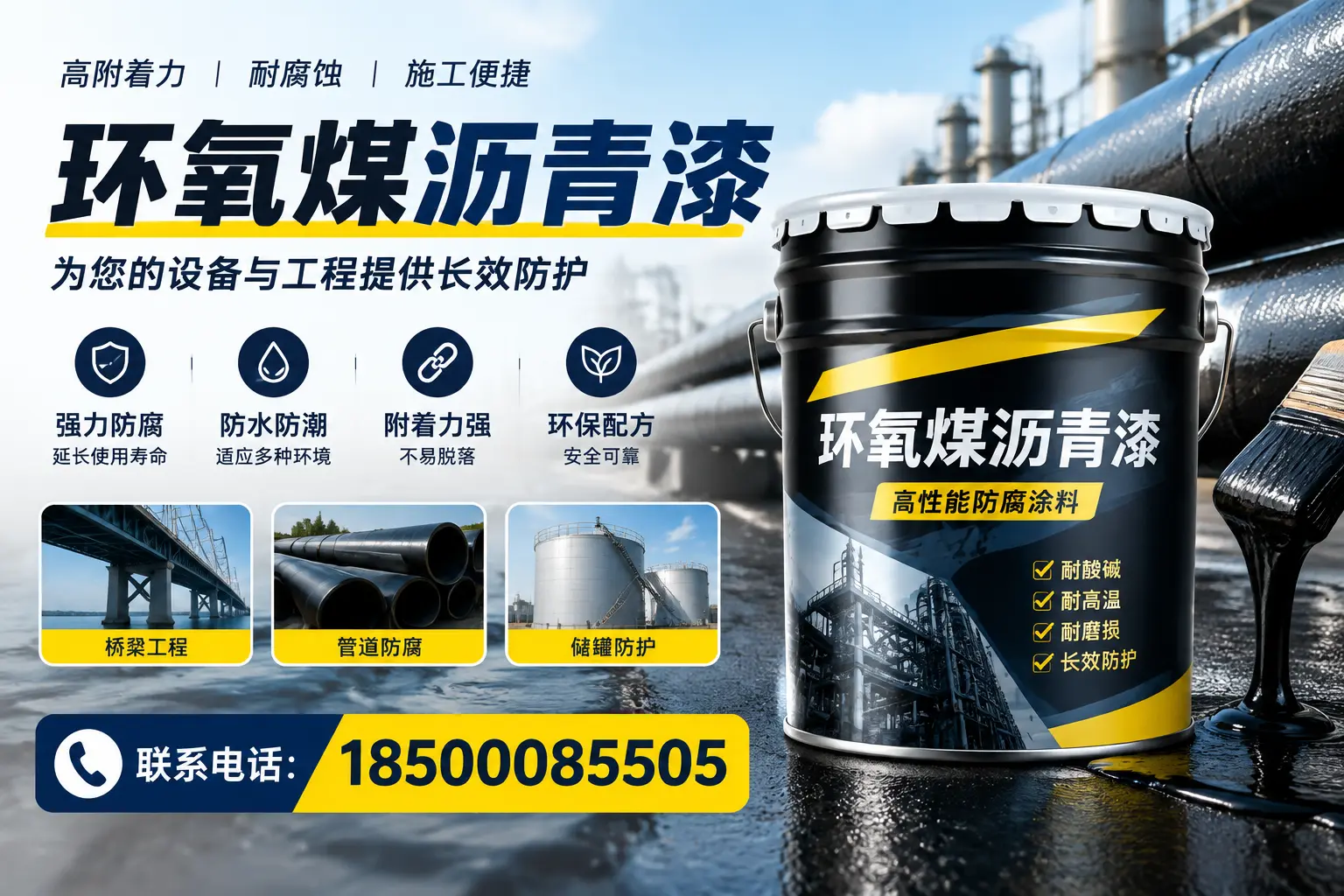 环氧煤沥青漆与其他涂料的对比分析,助力茂名企业决策