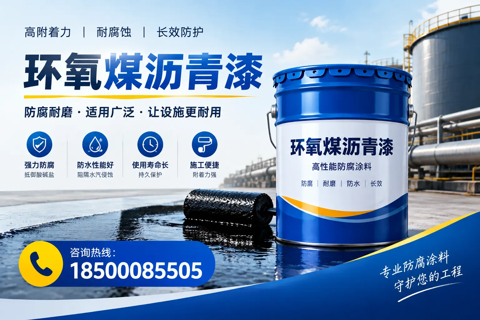 环氧煤沥青漆与其他涂料的对比分析,助力茂名企业决策
