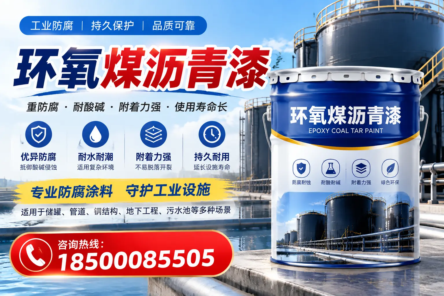 环氧煤沥青漆的施工工艺详解,茂名企业必备知识